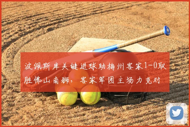波佩斯库关键进球助梅州客家1-0取胜佛山南狮,客家军团主场力克对手全取三分